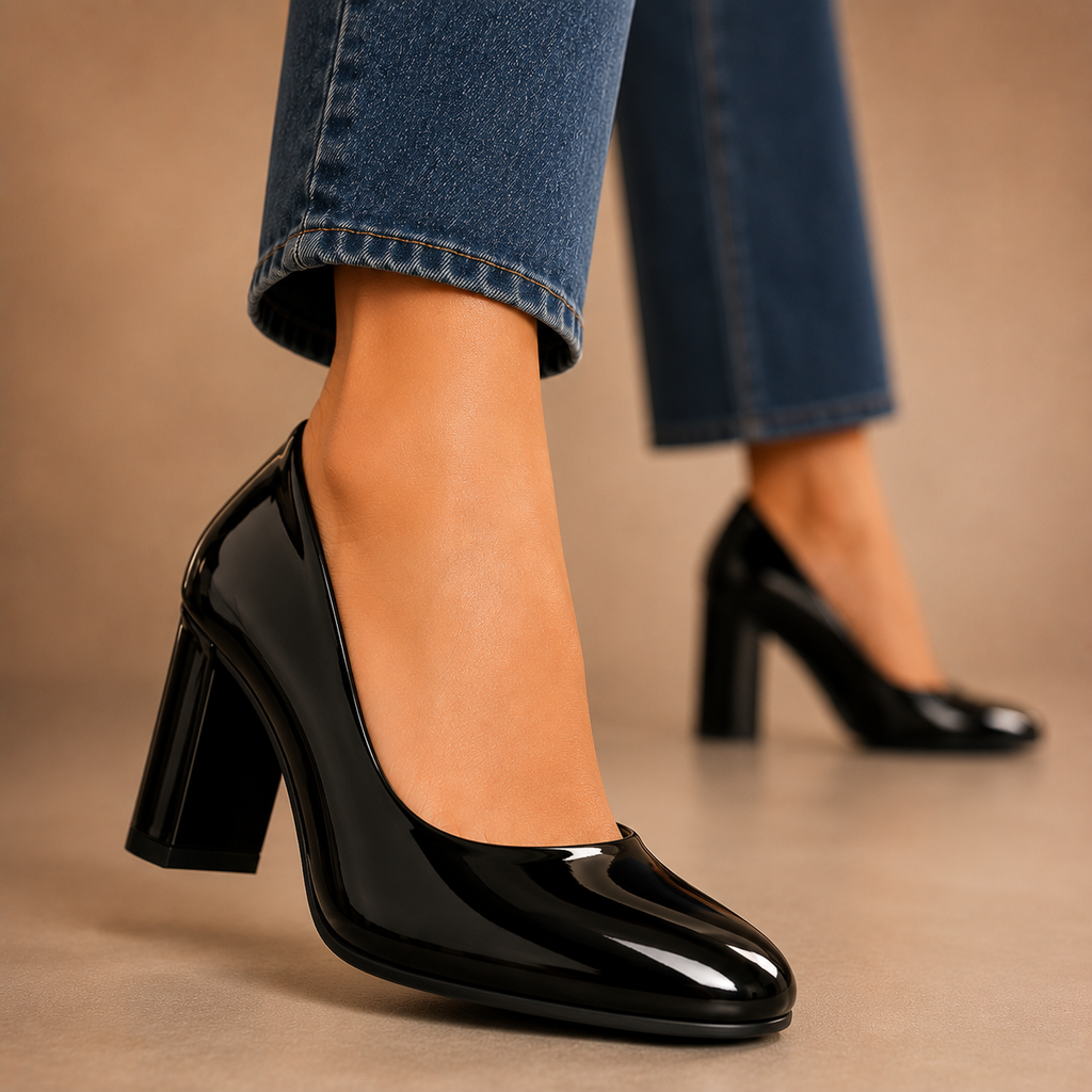 Zapato Amelia Charol Negro