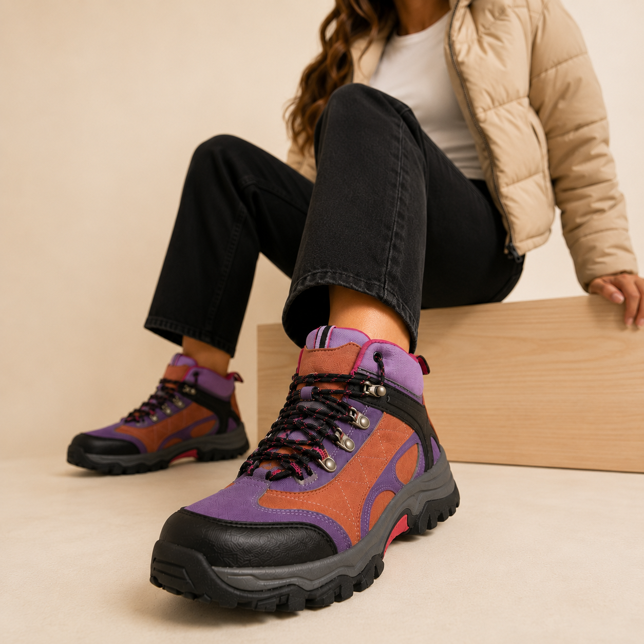 Zapatilla Outdoor Sierra Morada