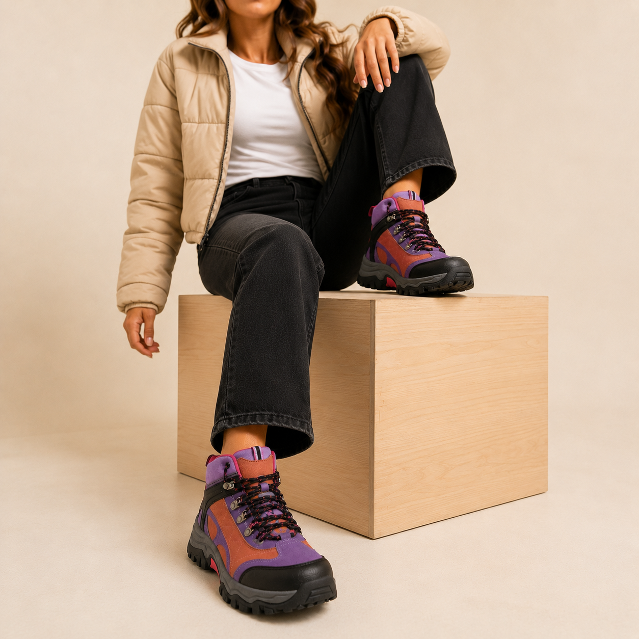 Zapatilla Outdoor Sierra Morada