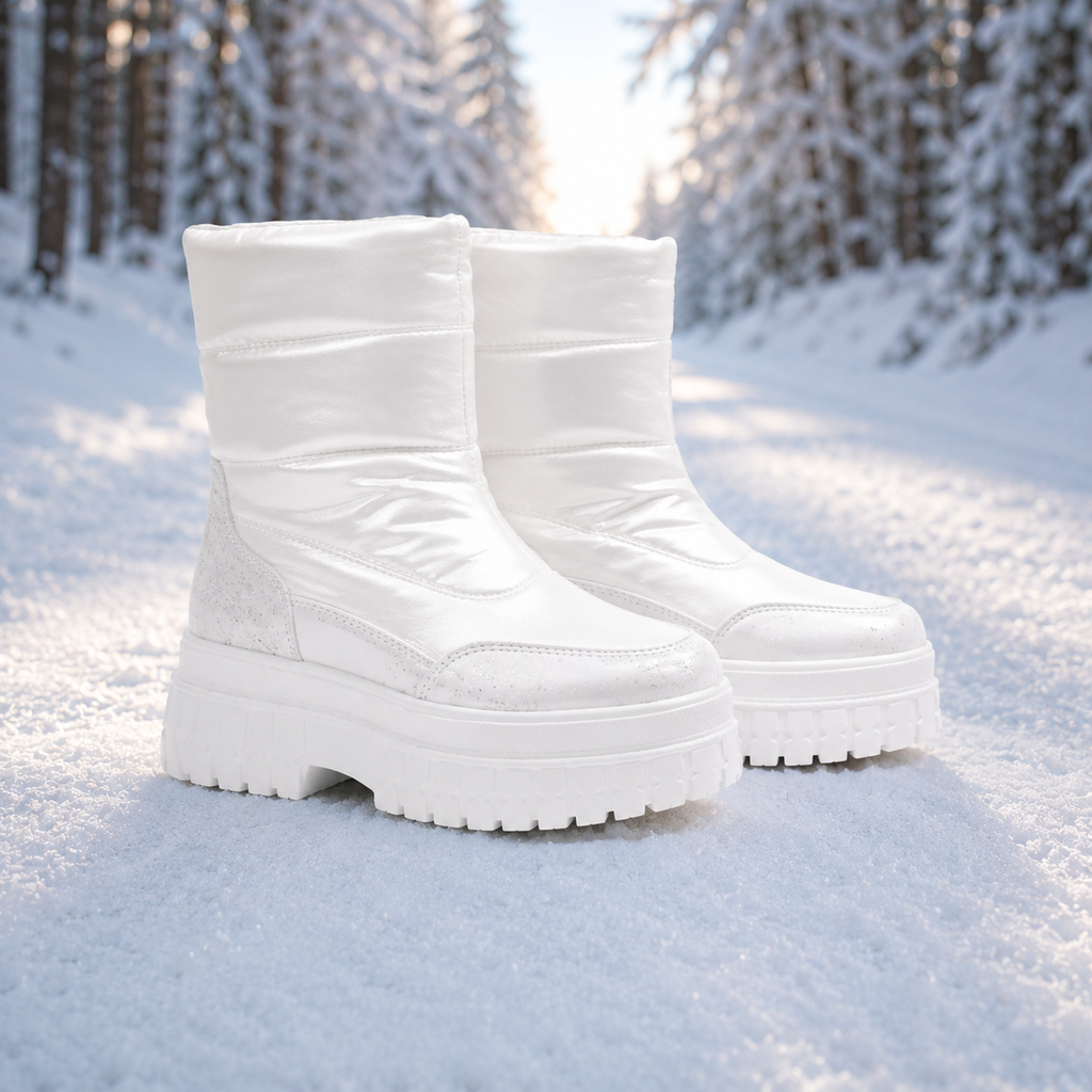 Botines tornasol White