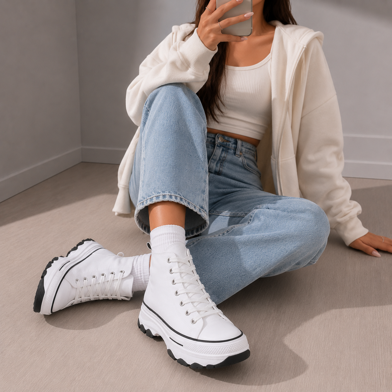 Botines Urban Peak Blancos