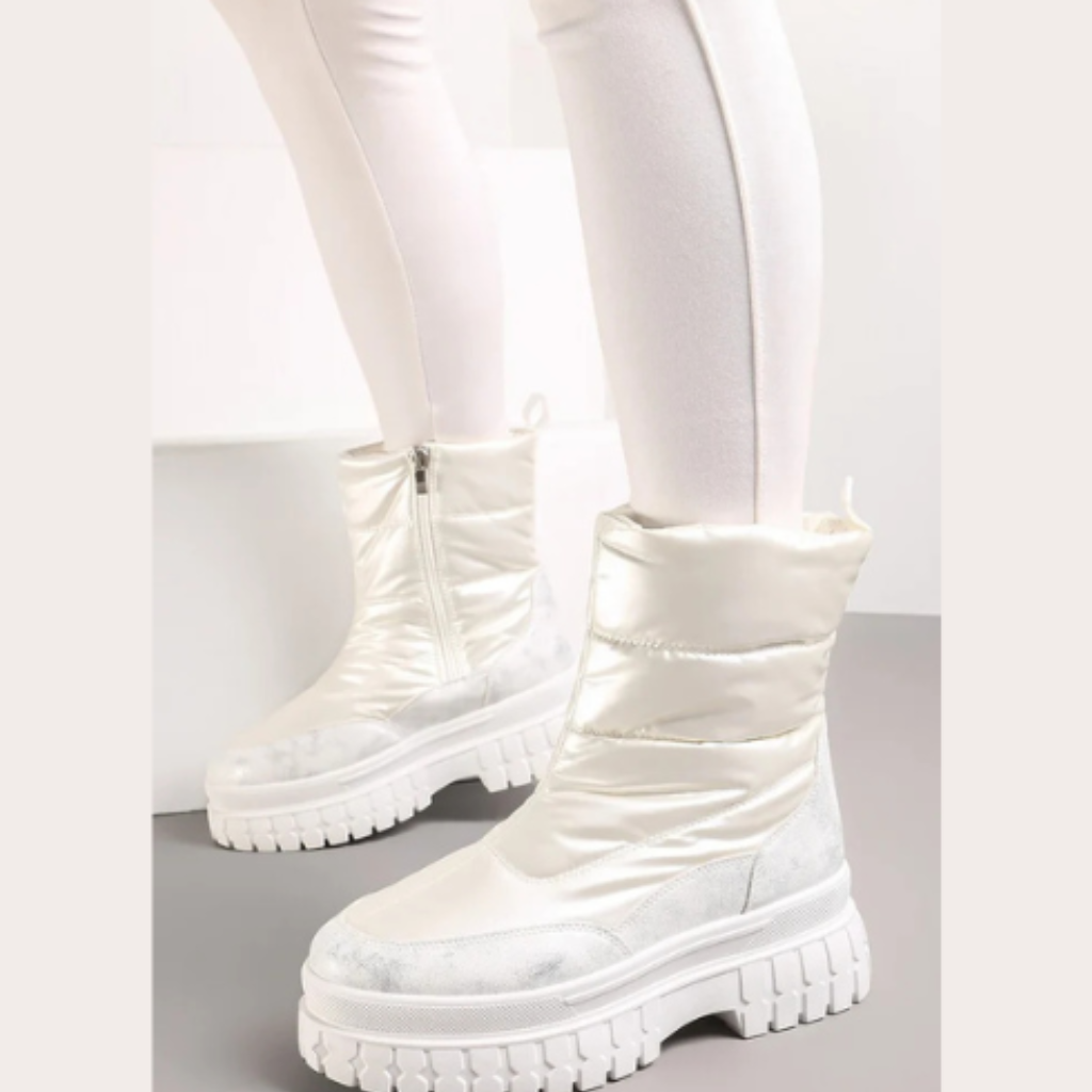 Botines tornasol White