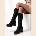 Bota Valentina Lace Negra