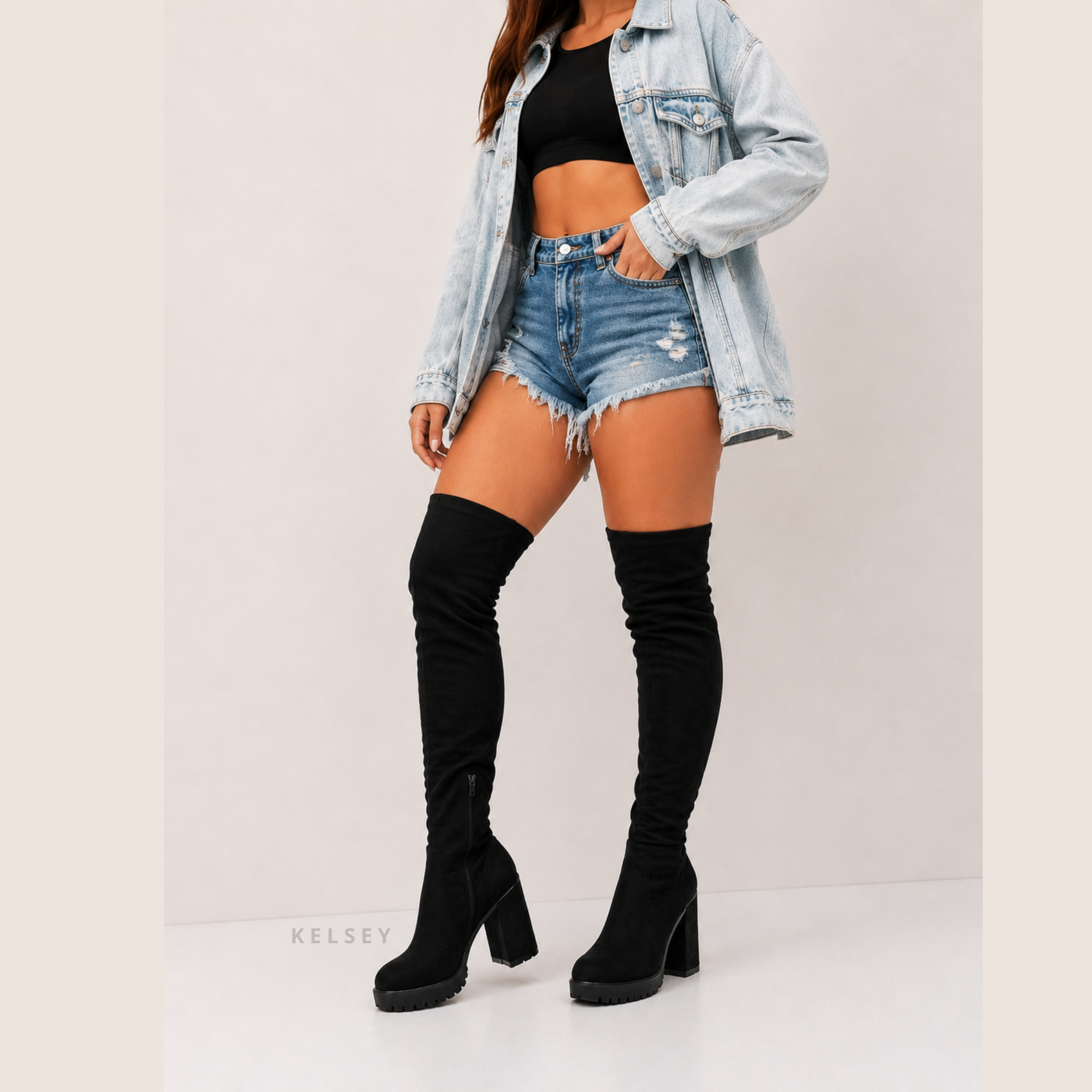 🖤 Selene Curve Boots